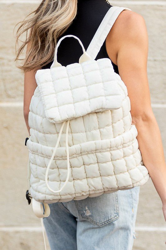 Stevie Quilted Puffer Backpack - Bitsy Gypsy Boutique