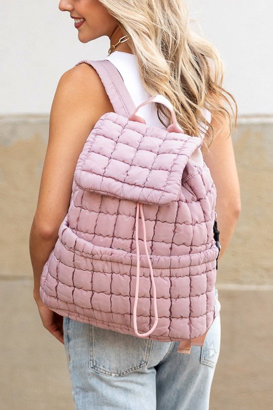 Stevie Quilted Puffer Backpack - Bitsy Gypsy Boutique