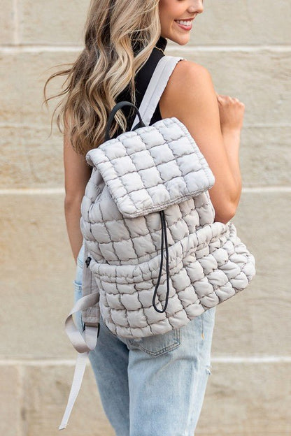 Stevie Quilted Puffer Backpack - Bitsy Gypsy Boutique