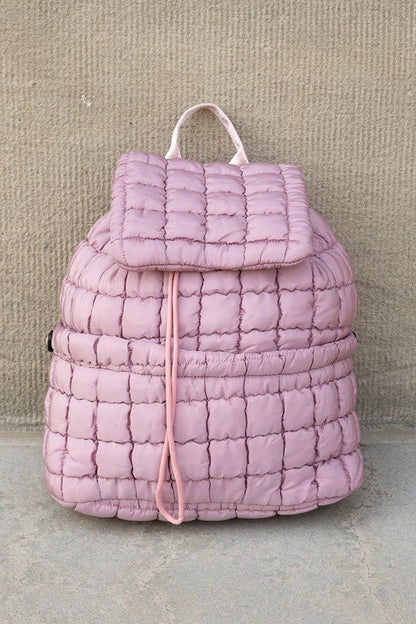 Stevie Quilted Puffer Backpack - Bitsy Gypsy Boutique