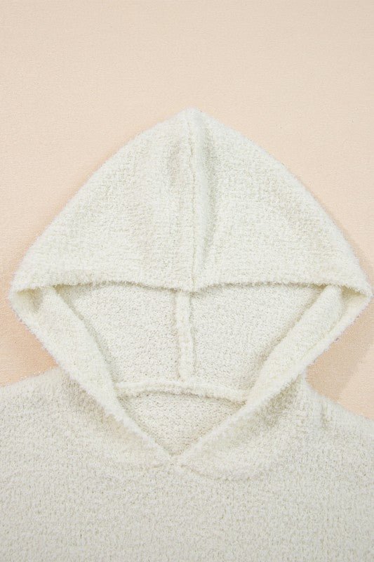 Stripe Colorblock Long Sleeve Hooded Sweater - Bitsy Gypsy Boutique