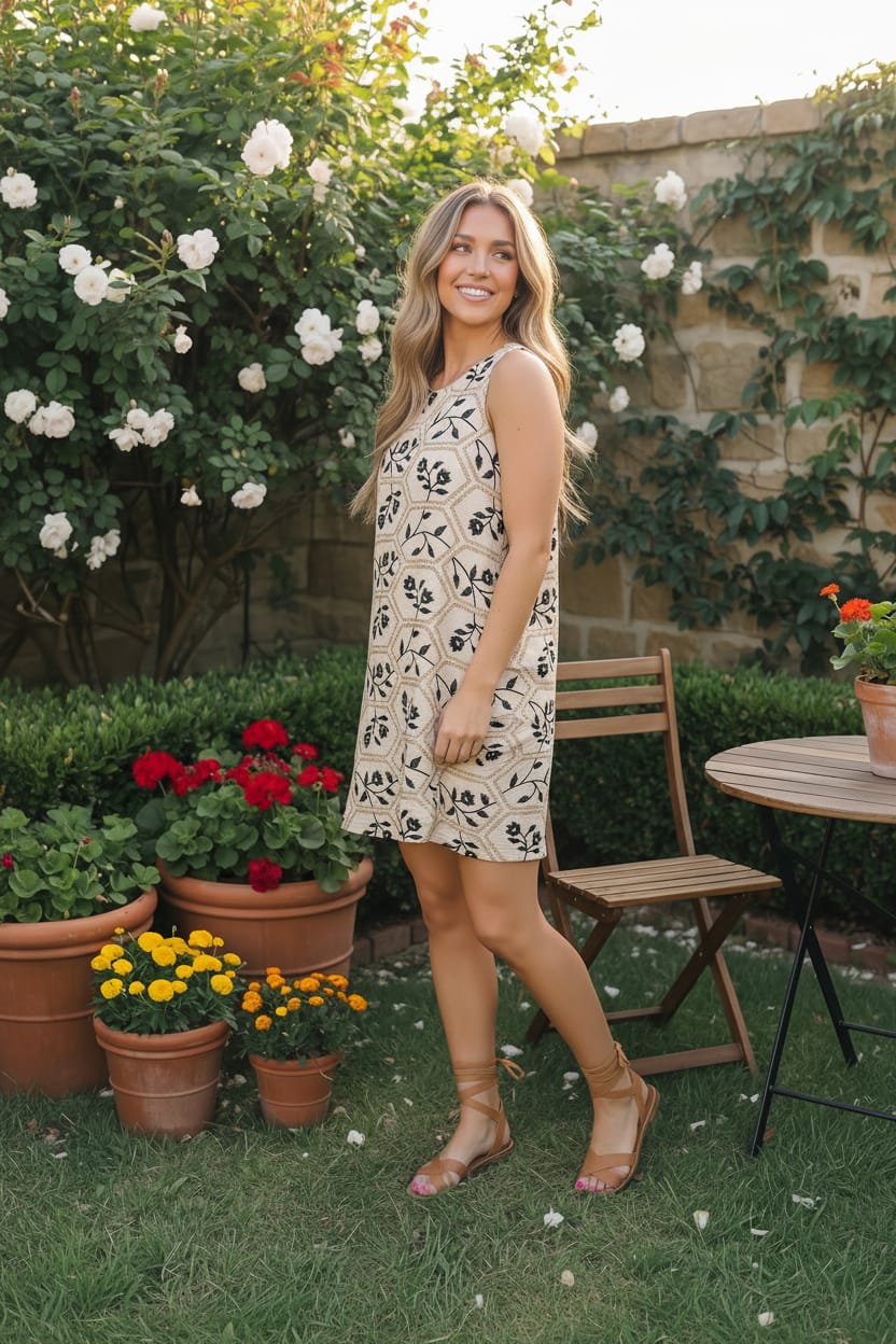 Sweet as Honey Floral Honeycomb Dress - Bitsy Gypsy Boutique