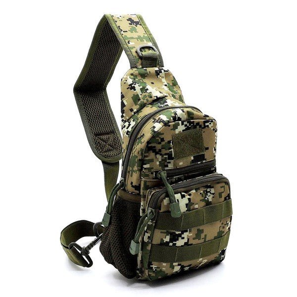 Tactical Multipurpose Military Pattern Sling Bag - Bitsy Gypsy Boutique