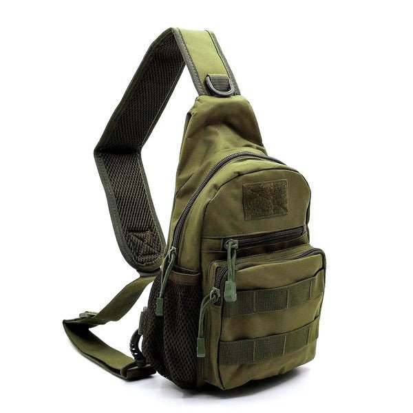 Tactical Multipurpose Military Pattern Sling Bag - Bitsy Gypsy Boutique