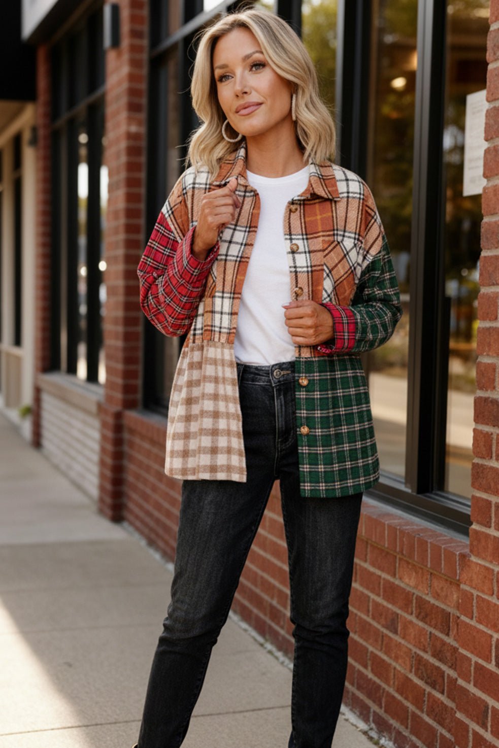 The Patchwork Party Shacket - Bitsy Gypsy Boutique