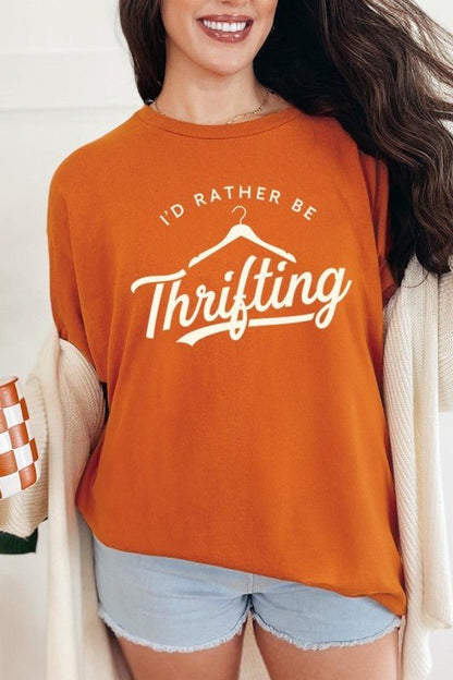 Thrifting Graphic Heavy Cotton Tee - Bitsy Gypsy Boutique