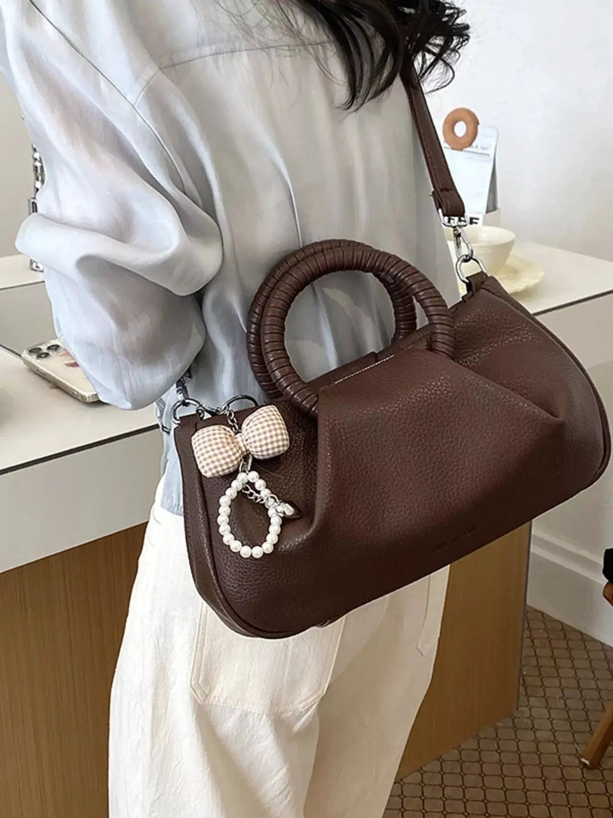 Top Handle Crossbody Bag - Bitsy Gypsy Boutique