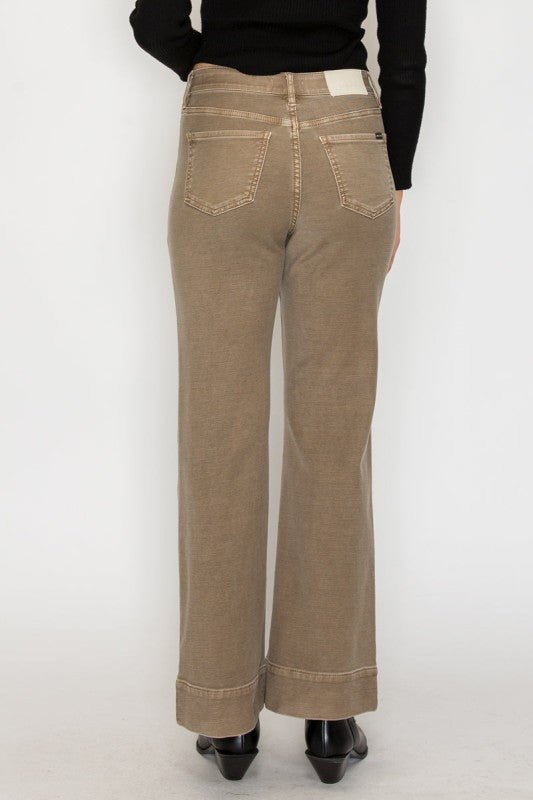 TUMMY CONTROL HIGH RISE HOLLY FLARE PANTS - Bitsy Gypsy Boutique