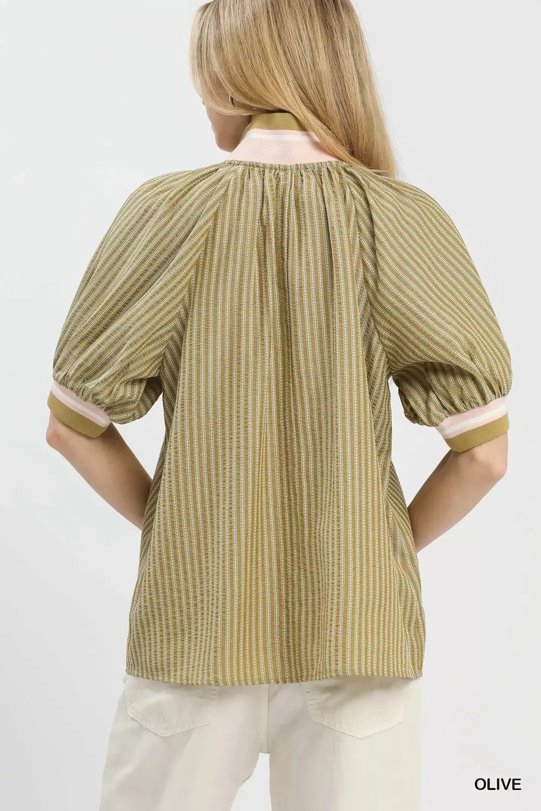 Umgee Botanical Print Blouse - Bitsy Gypsy Boutique
