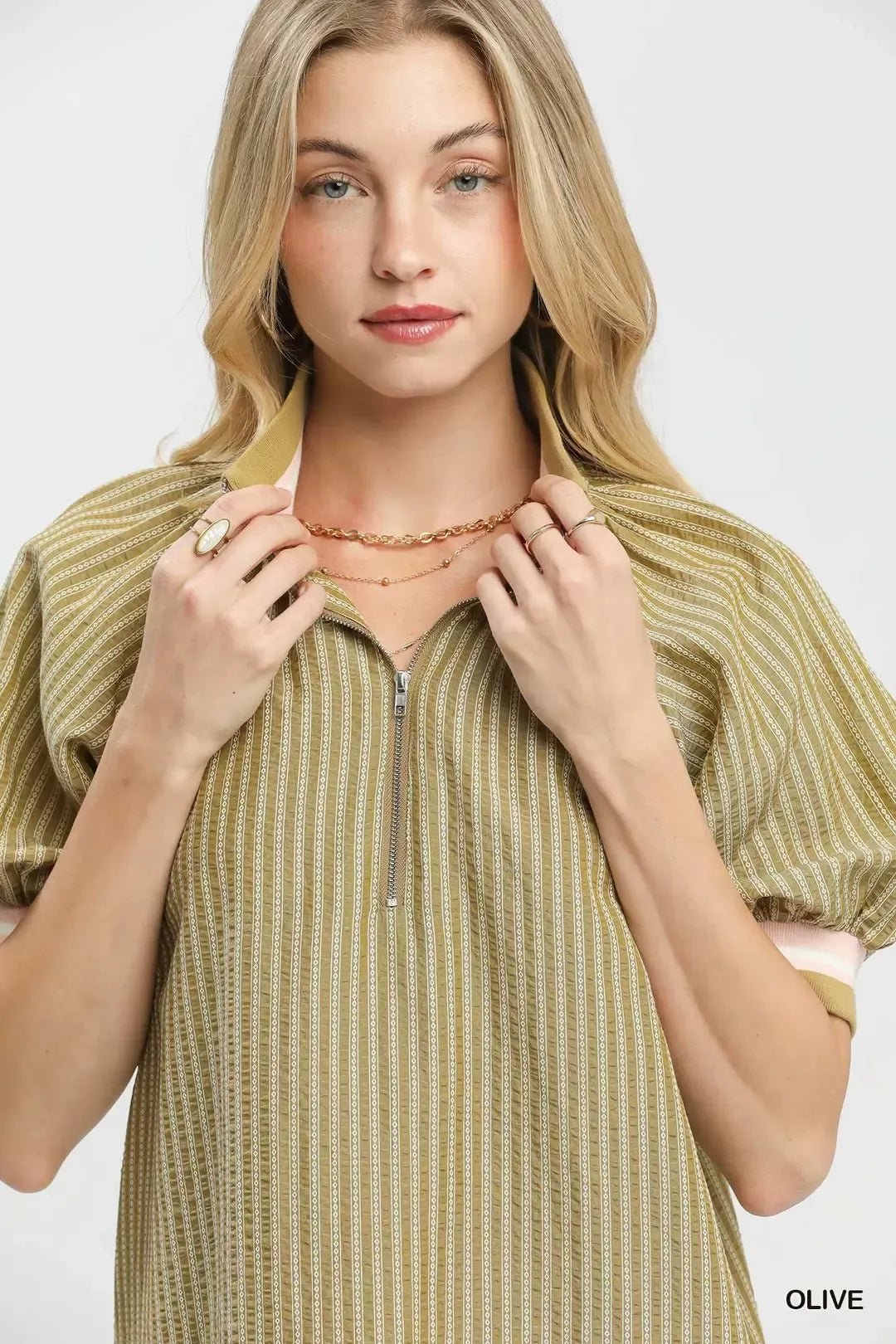 Umgee Botanical Print Blouse - Bitsy Gypsy Boutique