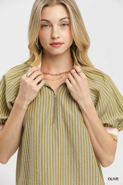 Umgee Botanical Print Blouse - Bitsy Gypsy Boutique