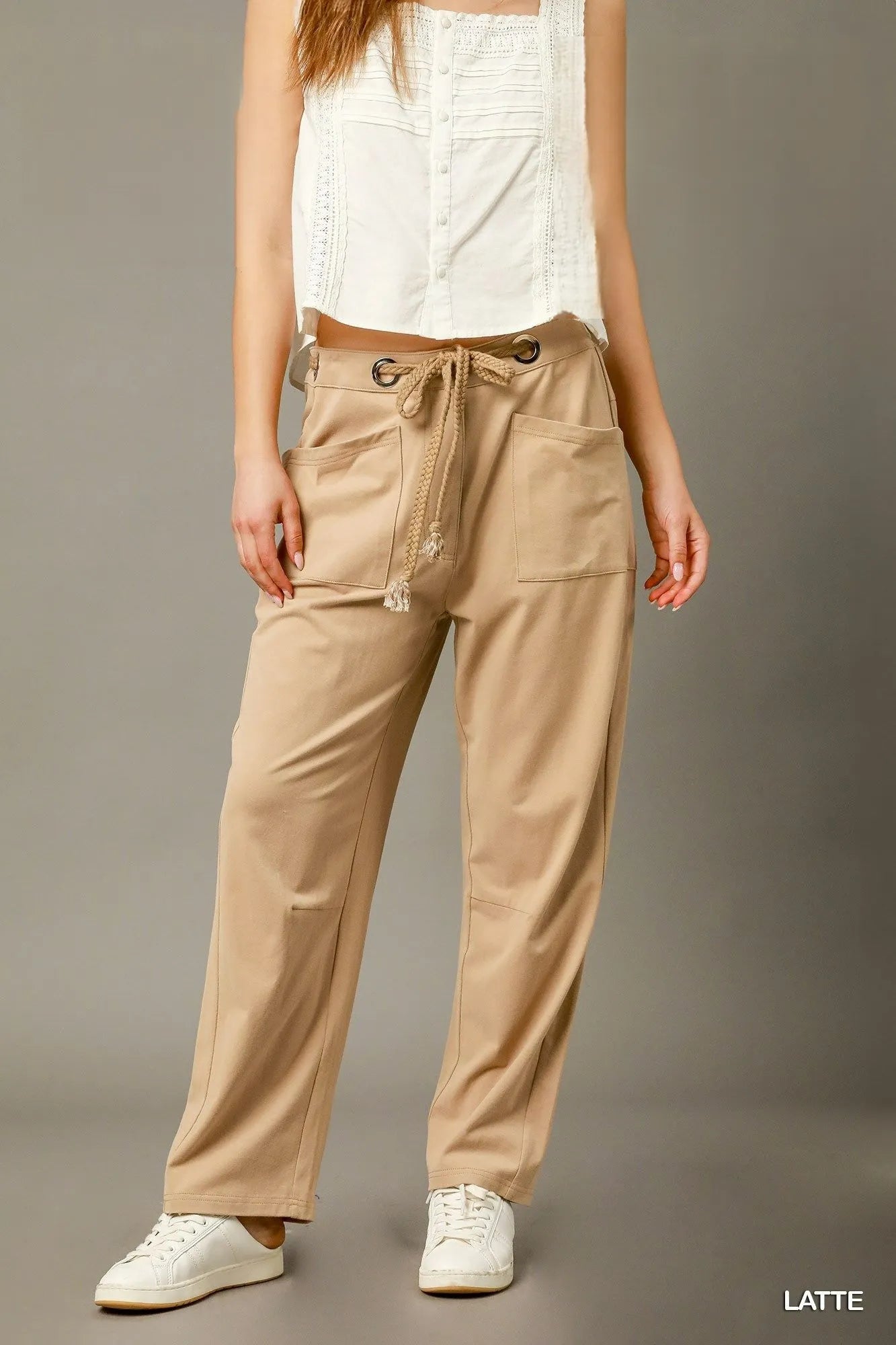 Umgee Cargo - Inspired Drawstring Pants - Bitsy Gypsy Boutique