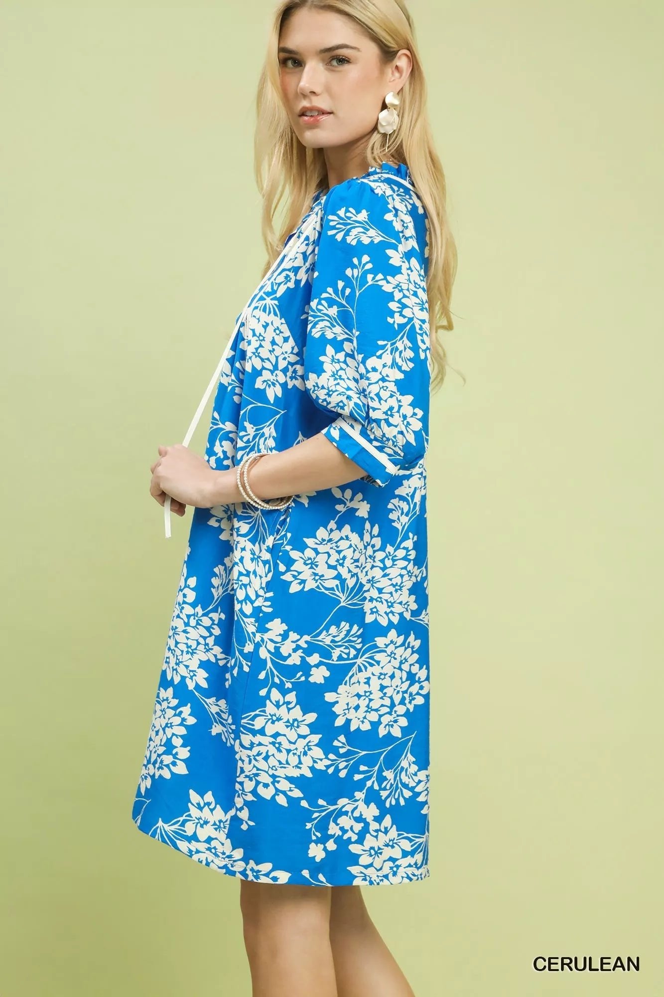 Umgee Floral Babydoll Dress with Pockets - Bitsy Gypsy Boutique