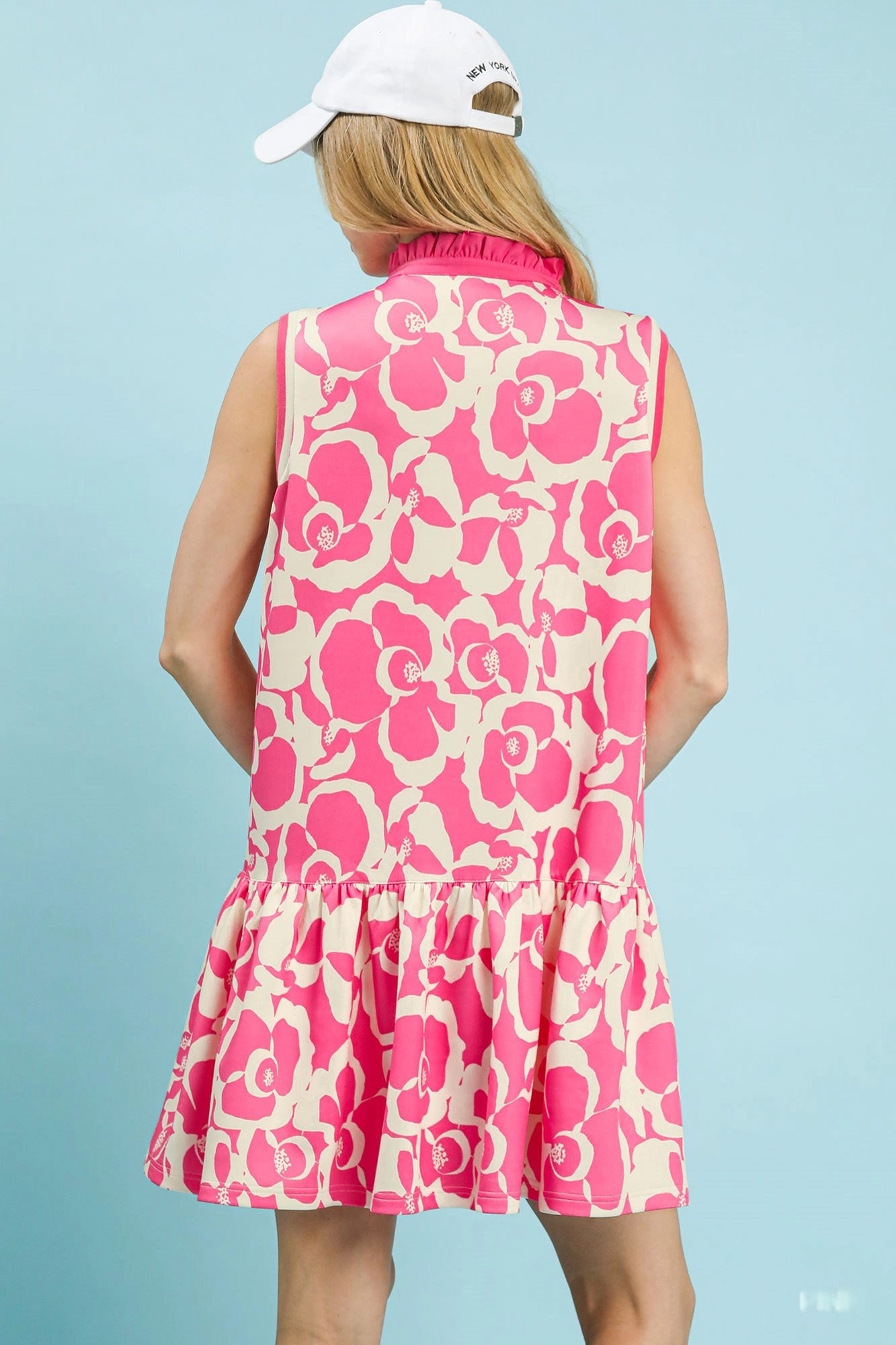 Umgee Floral Sleeveless Tiered Dress - Bitsy Gypsy Boutique