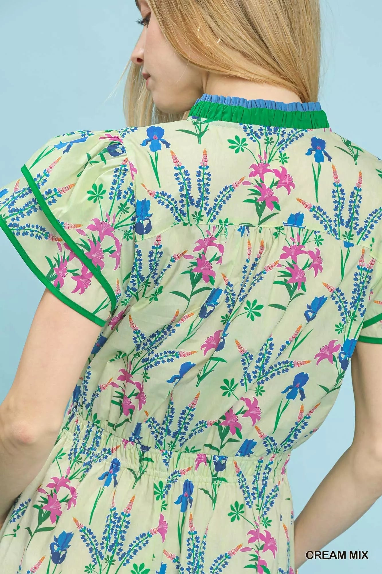 Umgee Mix Floral Midi Dress - Bitsy Gypsy Boutique