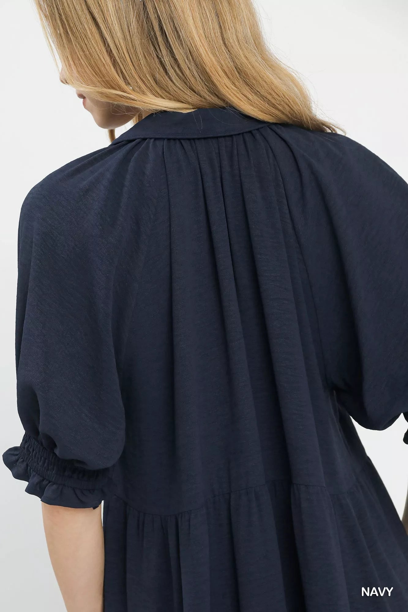 Umgee Solid Tiered Midi Dress - Bitsy Gypsy Boutique