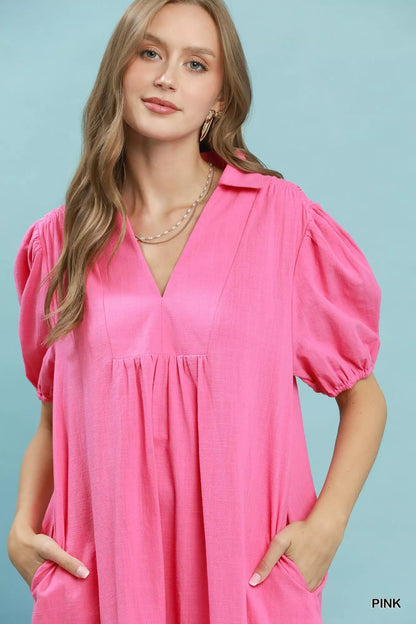 Umgee Solid Tiered Midi Dress - Bitsy Gypsy Boutique