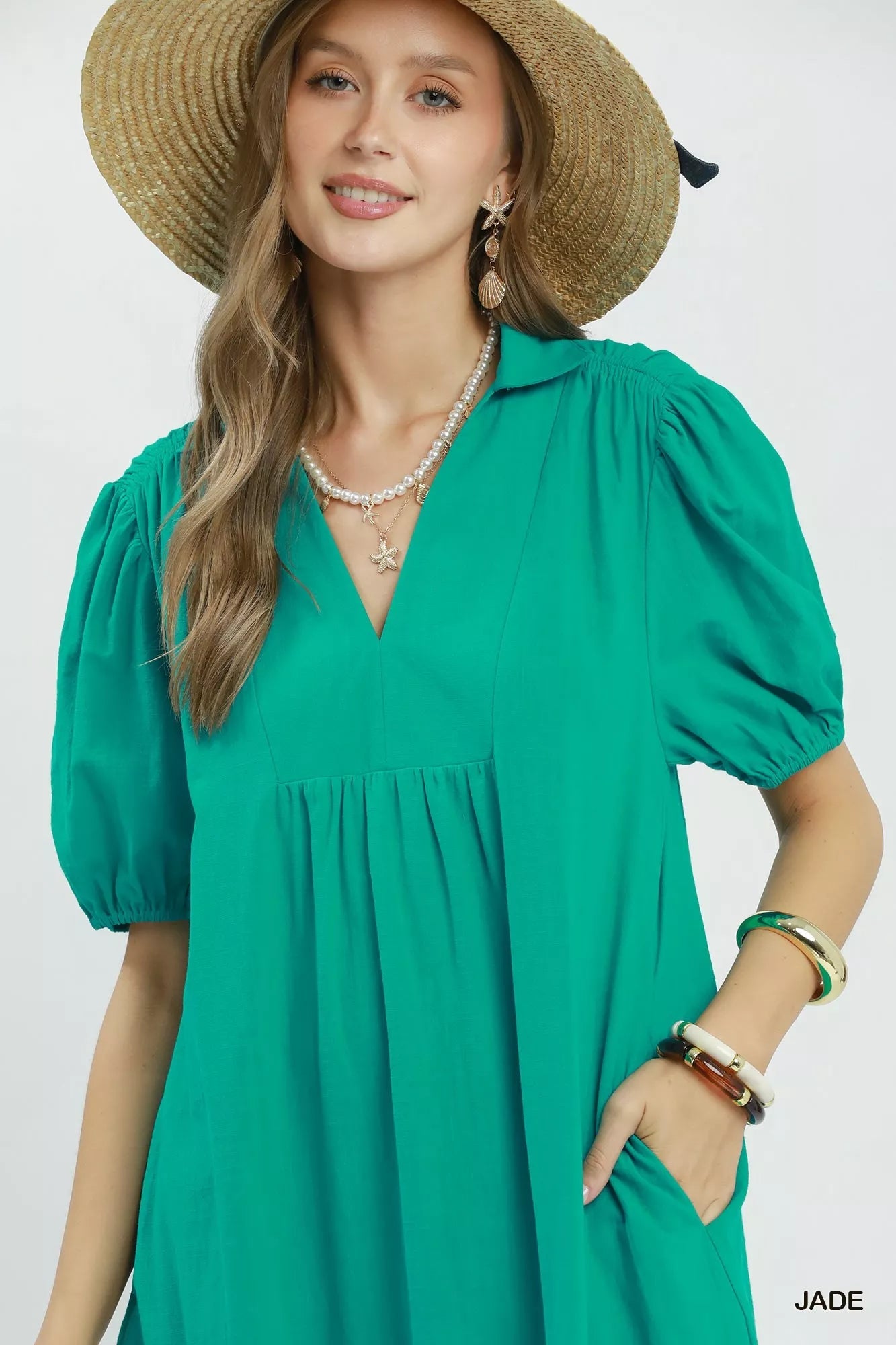 Umgee Solid Tiered Midi Dress - Bitsy Gypsy Boutique