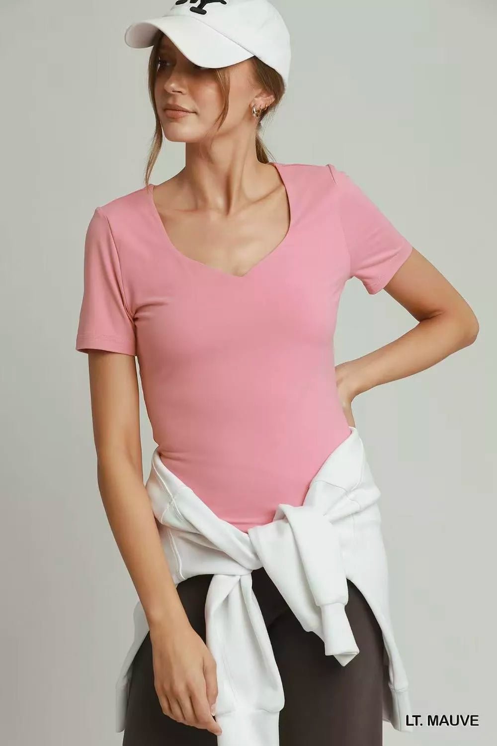 Umgee Sweetheart Neckline Front Double - Lined Top - Bitsy Gypsy Boutique