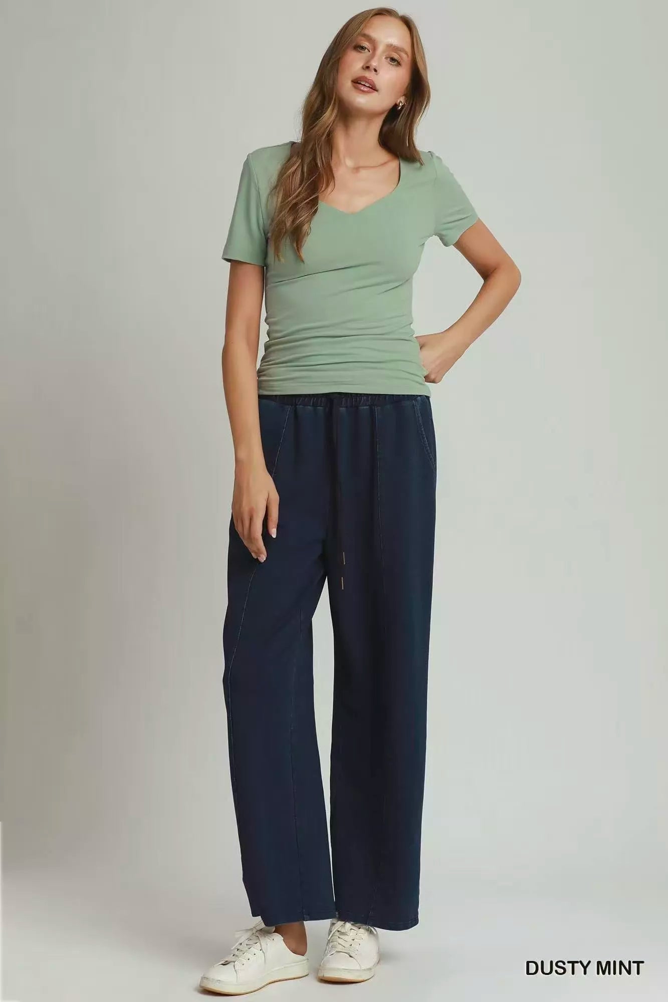 Umgee Sweetheart Neckline Front Double - Lined Top - Bitsy Gypsy Boutique