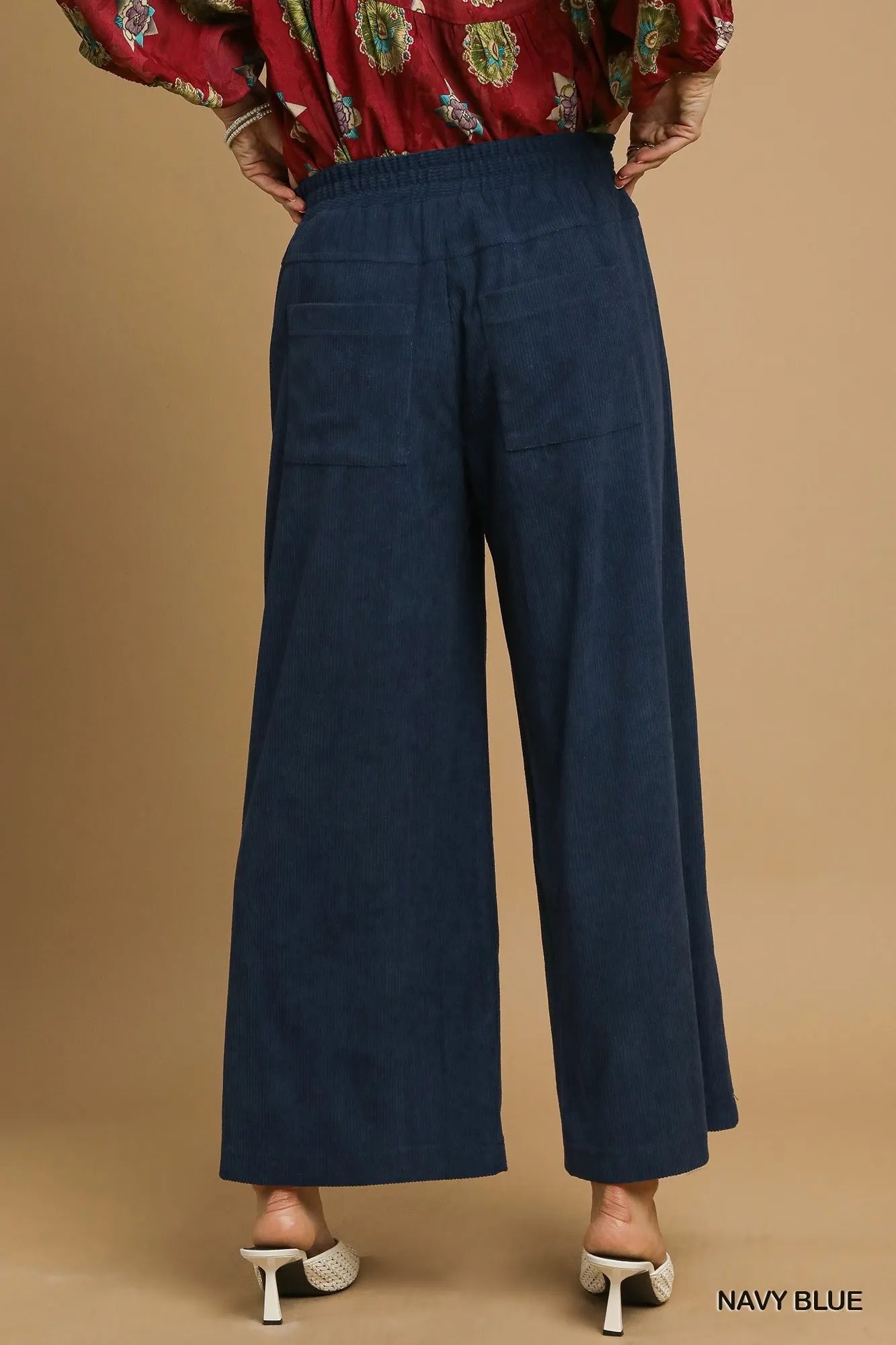 Umgee Wide - Leg Corduroy Pants - Bitsy Gypsy Boutique