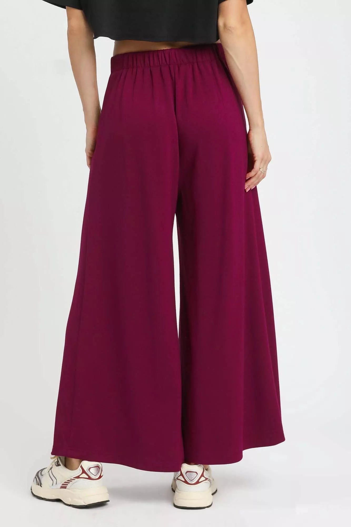 Umgee Wide Leg Pants with Pockets - Bitsy Gypsy Boutique