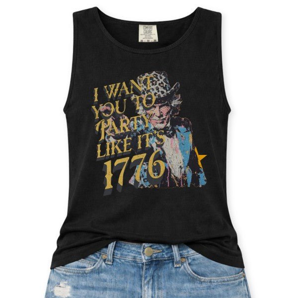 Uncle Sam Retro July 4th Tank / Party 1776 - Bitsy Gypsy Boutique