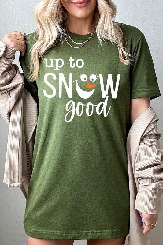 Up To Snow Good Graphic Tee - Bitsy Gypsy Boutique