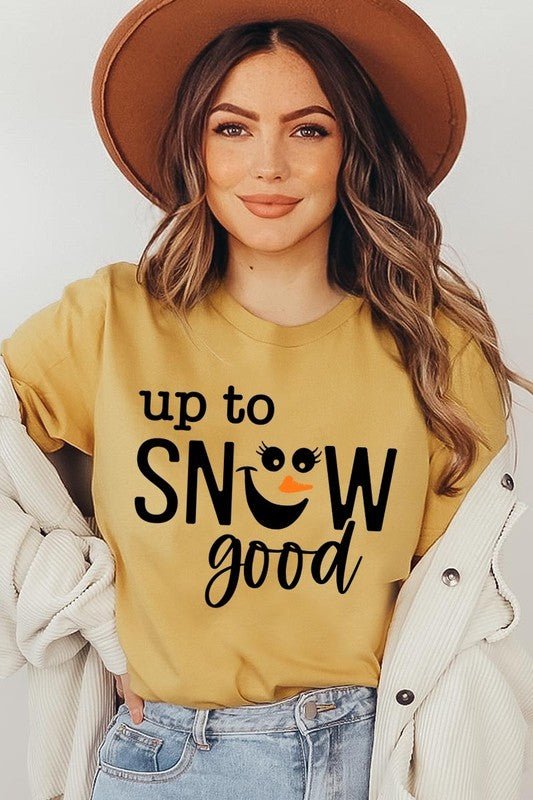 Up To Snow Good Graphic Tee - Bitsy Gypsy Boutique