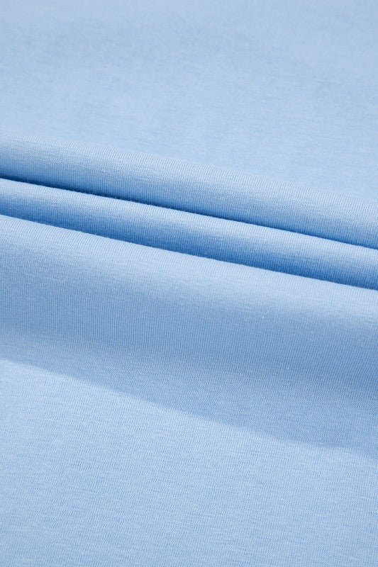 USA Flag Bow Crewneck Graphic Tee - Bitsy Gypsy Boutique