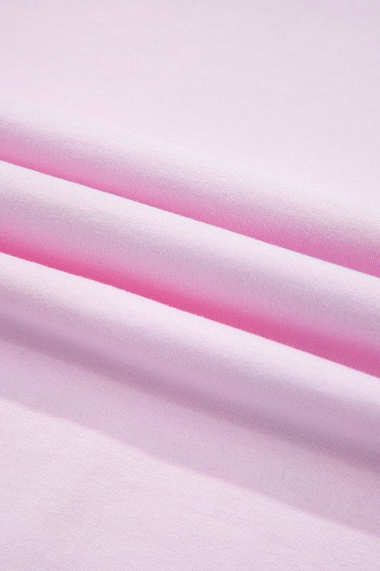 USA Flag Bow Crewneck Graphic Tee - Bitsy Gypsy Boutique