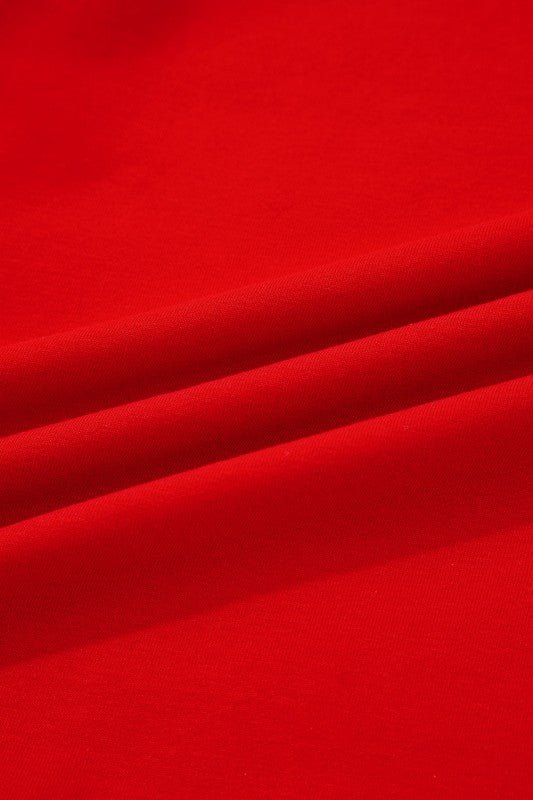 USA Flag Patchwork Oversize Sweatshirt - Bitsy Gypsy Boutique