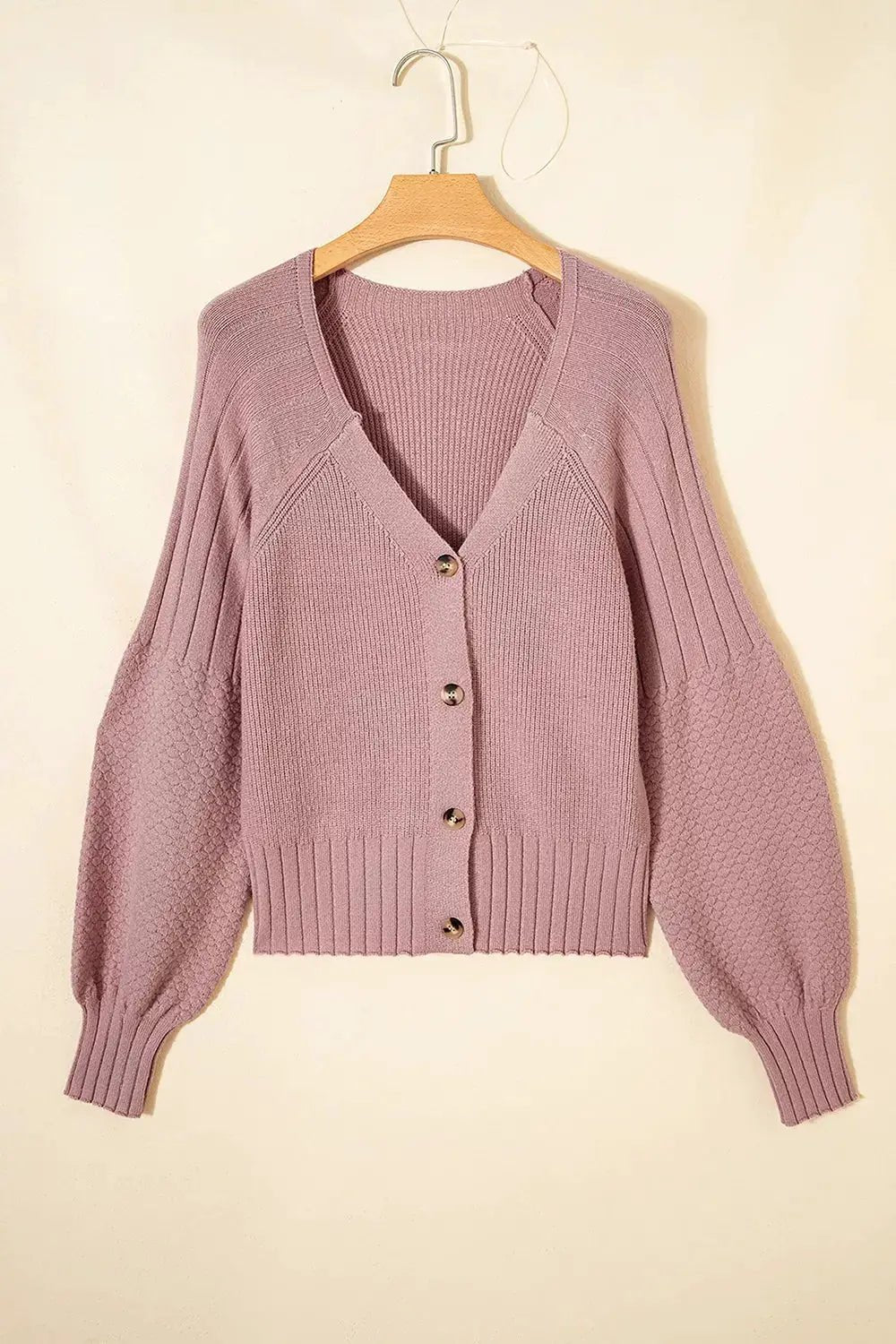 V-Neck Button-Down Cardigan - Bitsy Gypsy Boutique