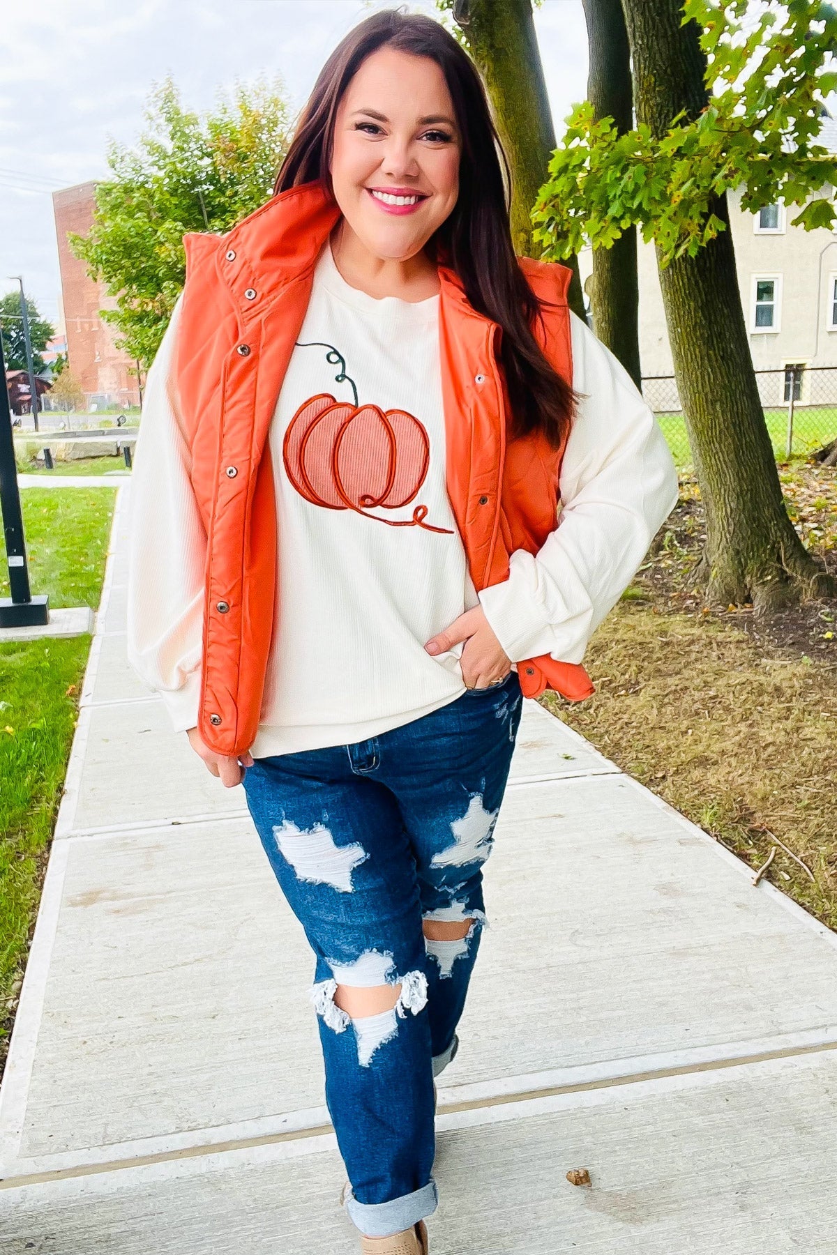 Weekend Ready Rust High Neck Snap Button Quilted Puffer Vest - Bitsy Gypsy Boutique