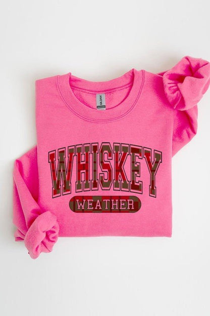 Whiskey Weather Graphic Sweatshirt - Bitsy Gypsy Boutique