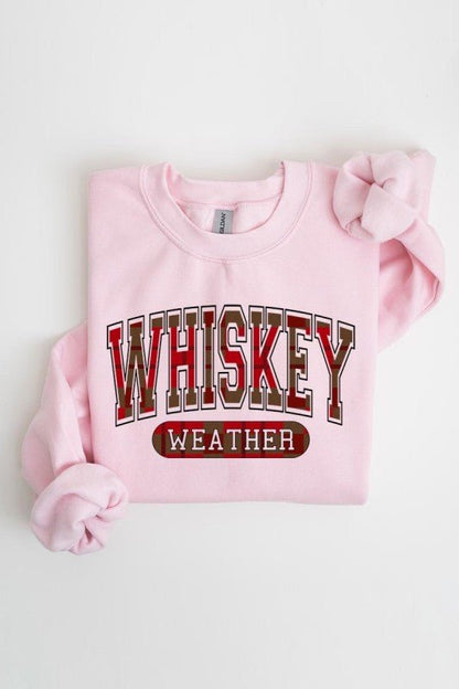 Whiskey Weather Graphic Sweatshirt - Bitsy Gypsy Boutique