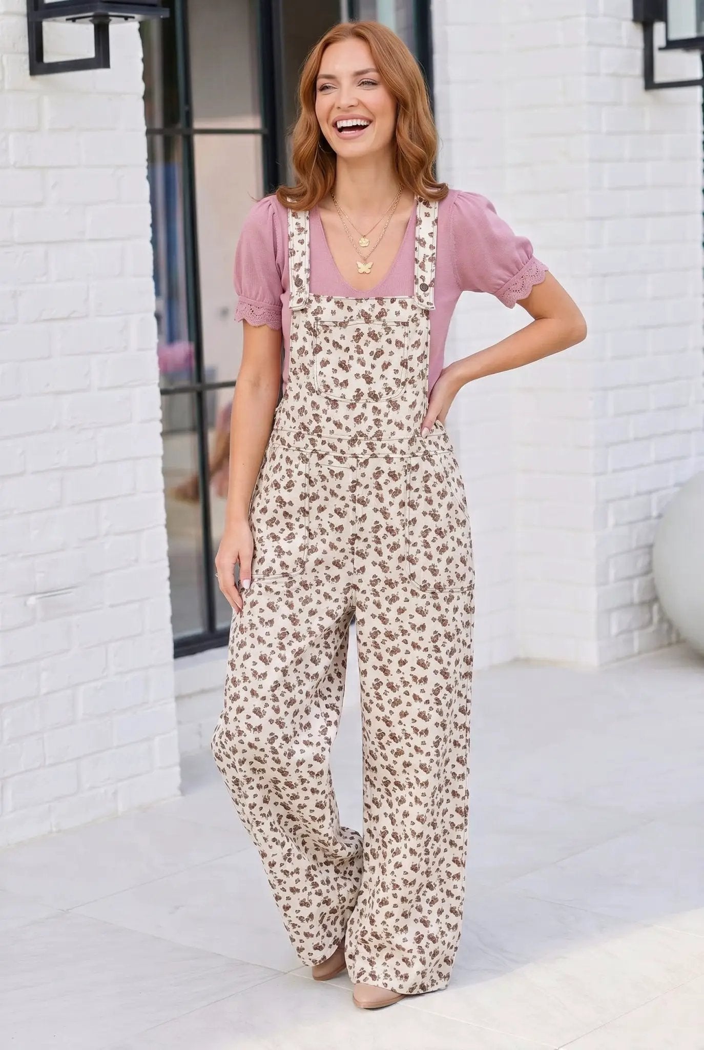 Wildflower Fields Floral Overalls by Haptics