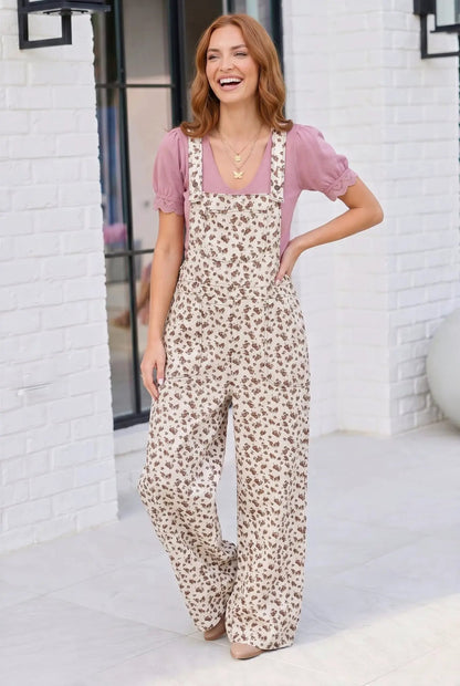 Wildflower Fields Floral Overalls by Haptics