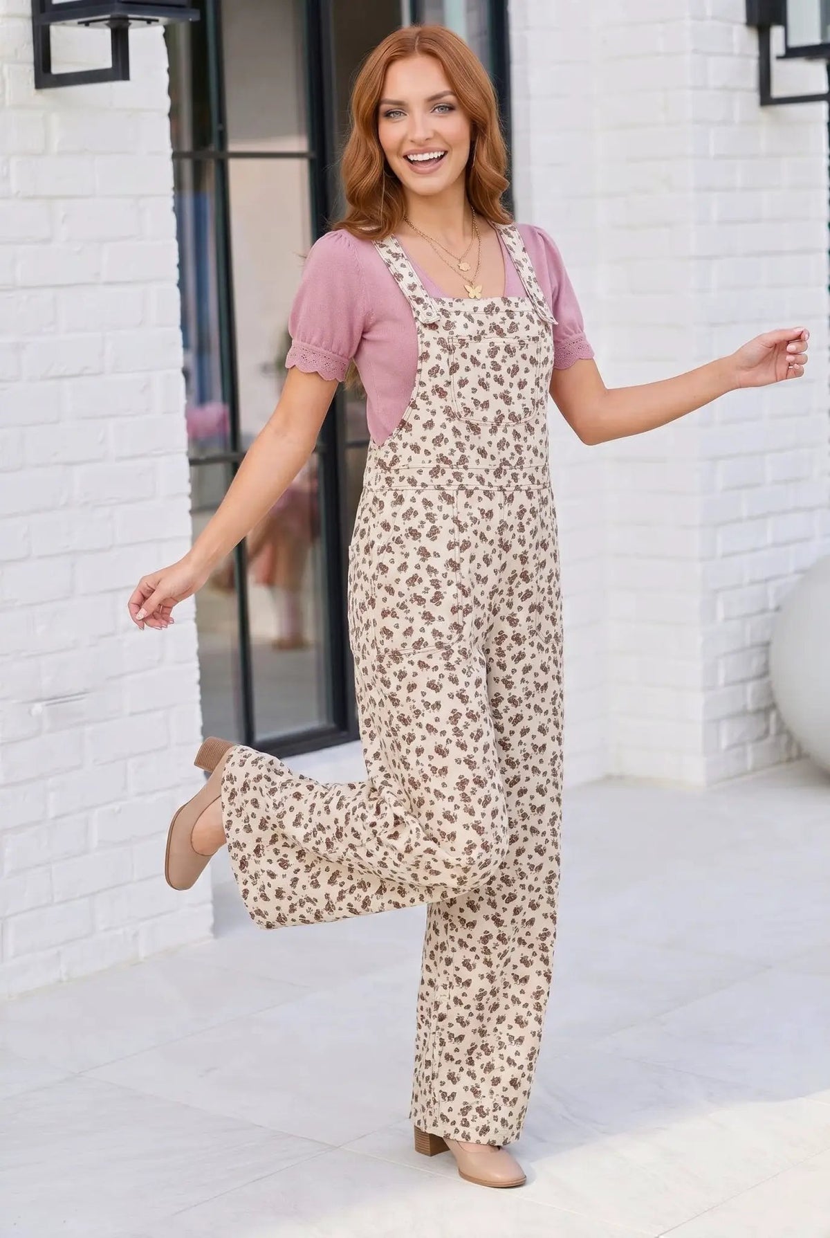 Wildflower Fields Floral Overalls by Haptics