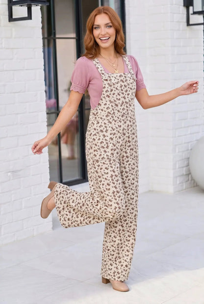 Wildflower Fields Floral Overalls by Haptics