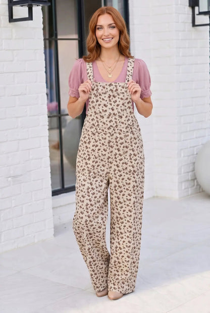 Wildflower Fields Floral Overalls by Haptics