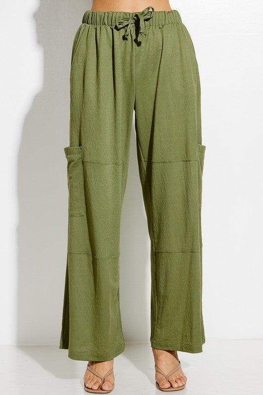 Womens Joggers with Pockets Cargo Pants - Bitsy Gypsy Boutique