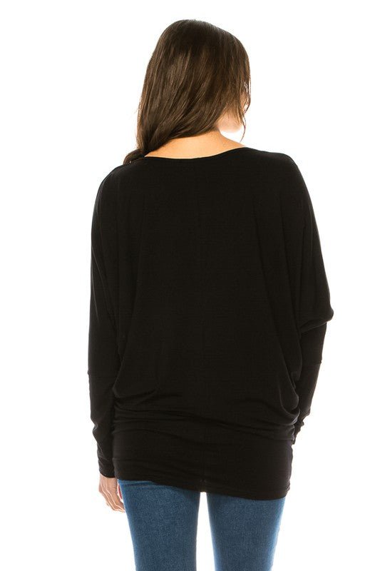 Women's Long Sleeve Round Neck TOP - Bitsy Gypsy Boutique