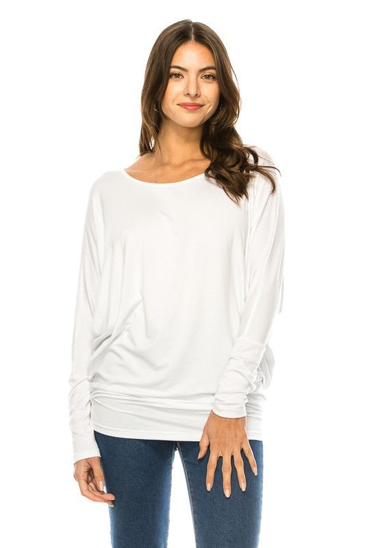 Women's Long Sleeve Round Neck TOP - Bitsy Gypsy Boutique