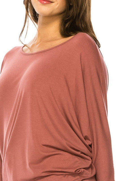 Women's Long Sleeve Round Neck TOP - Bitsy Gypsy Boutique