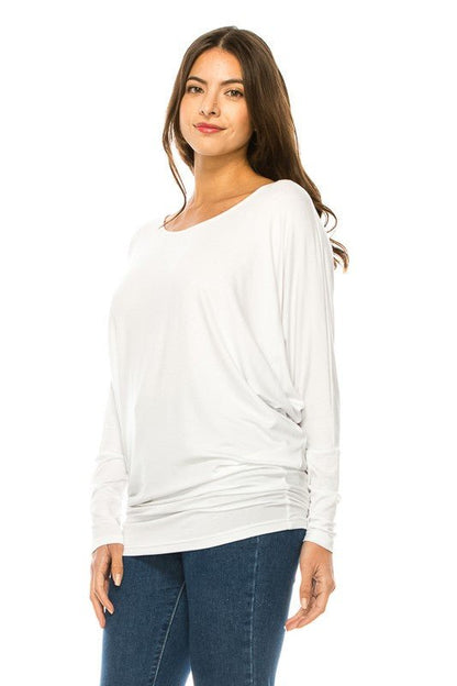 Women's Long Sleeve Round Neck TOP - Bitsy Gypsy Boutique
