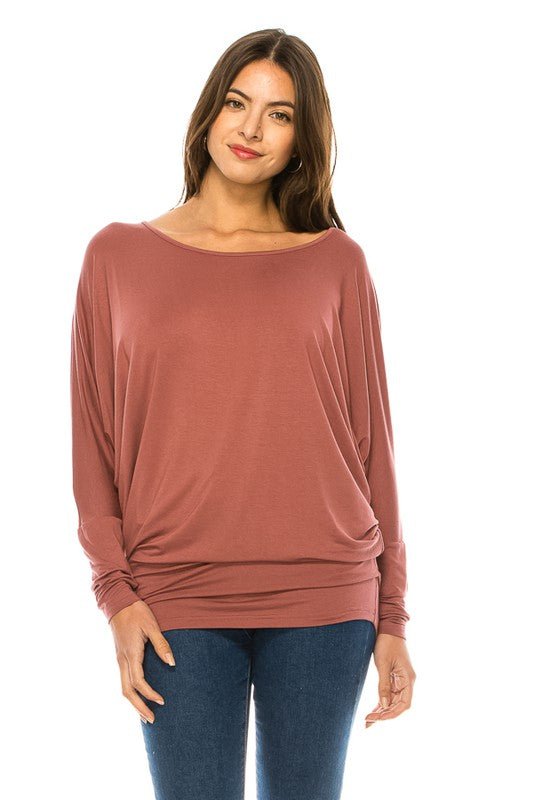 Women's Long Sleeve Round Neck TOP - Bitsy Gypsy Boutique