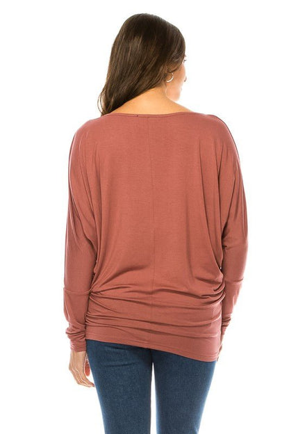 Women's Long Sleeve Round Neck TOP - Bitsy Gypsy Boutique