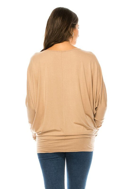 Women's Long Sleeve Round Neck TOP - Bitsy Gypsy Boutique