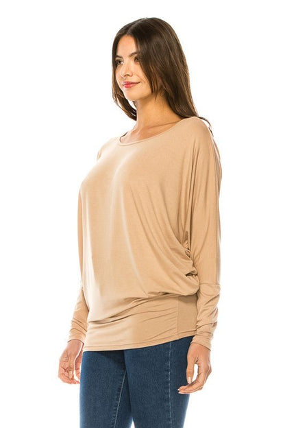 Women's Long Sleeve Round Neck TOP - Bitsy Gypsy Boutique